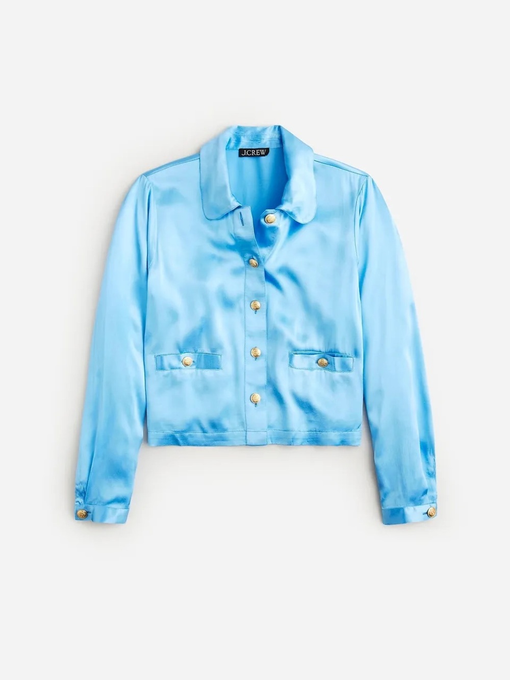 J.Crew new Lady shirt in luster crepe NWT